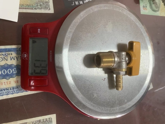 Ventilateur d'angle de gaz de fournisseur doré chromé