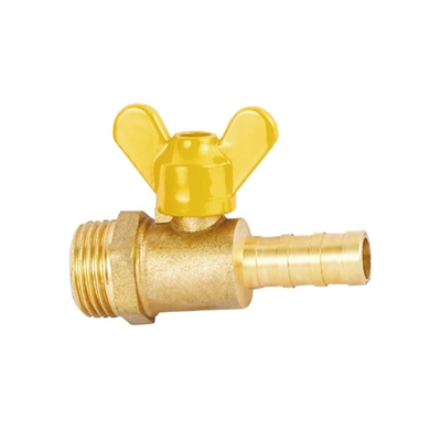 1/2&quot;3/4&quot;1&quot; bonne qualité Brass Butterfly Manche vannes à gaz industrielles
