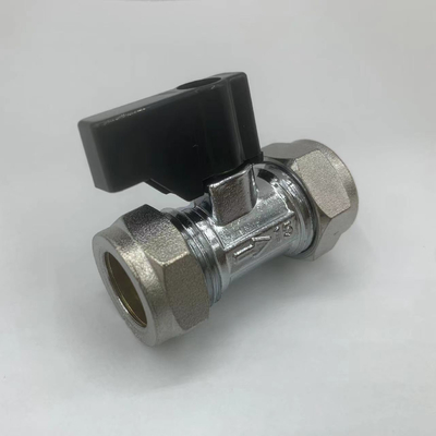 Valve NPT haute pression de cuivre à gaz d'huile 1/2 pouce féminin à fil forgé de cuivre à boules de gaz