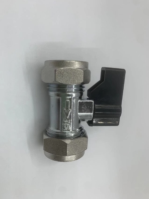 Valve NPT haute pression de cuivre à gaz d'huile 1/2 pouce féminin à fil forgé de cuivre à boules de gaz