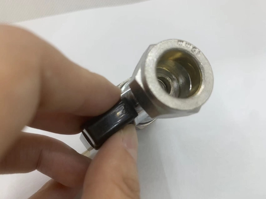 Valve NPT haute pression de cuivre à gaz d'huile 1/2 pouce féminin à fil forgé de cuivre à boules de gaz