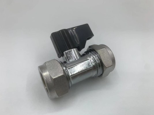 Valve NPT haute pression de cuivre à gaz d'huile 1/2 pouce féminin à fil forgé de cuivre à boules de gaz