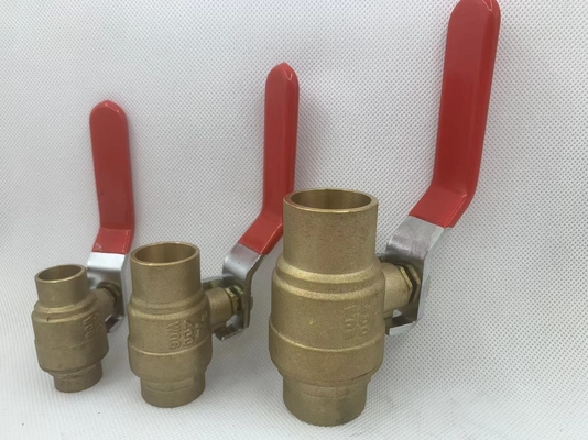 Mexique vente à chaud 1/2 pouce de gaz Femme filé forgé laiton soudé plein soupape à bille