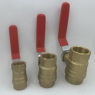 soupape à bille motorisée de fonte en laiton de l'usine yuhuan avec commande manuelle
