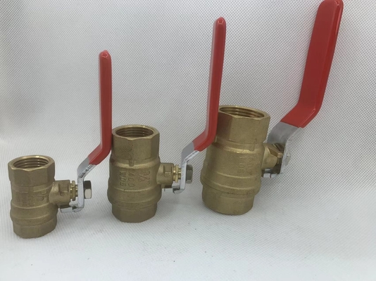 soupape à bille motorisée de fonte en laiton de l'usine yuhuan avec commande manuelle