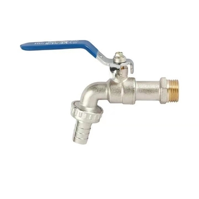 Robinet d'eau en laiton chromé pour machine à laver