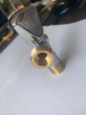 2021 décor soupape d'angle en alliage de zinc 2 voies robinet de jardin