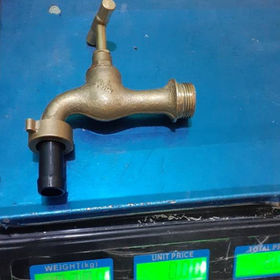 1/2 3/4 vanne de toilette en laiton de robinet de machine à laver longue plaquée au chrome