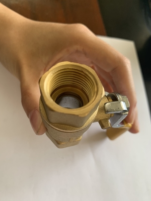 1/2 antiusure 3/4 fuite gauche de clapet à gaz de robinet à tournant sphérique de gaz de 1 pouce pleine anti