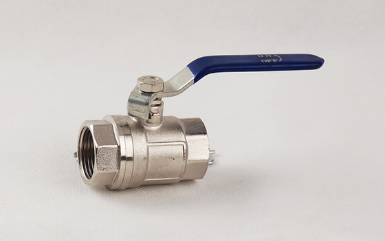 Valve verrouillable en laiton en aluminium de robinet à tournant sphérique d'eau chaude de poignée d'ODM d'OEM