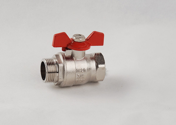 Fuite en laiton de robinet à tournant sphérique de l'eau de Pool Max TIA Body Hico Ball Valve de contrôleur anti