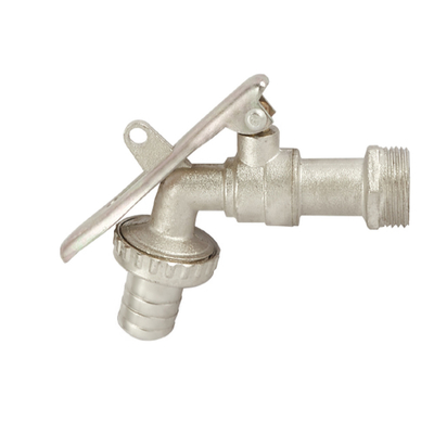 Industries agricoles robinet verrouillable extérieur de tuyau de valve en laiton de Bibcock de 90 degrés