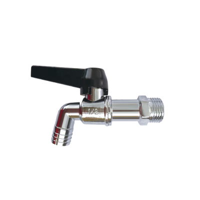 Robinet en laiton de Bibcock de boule de la température normale d'OEM avec plaquer le robinet de nickel