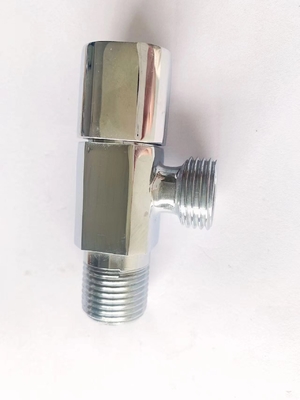 OEM Chrome a plaqué la valve d'angle en laiton fuite de valve d'angle de 3/4 pouce anti