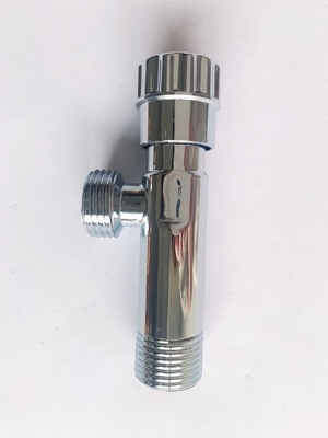 OEM Chrome a plaqué la valve d'angle en laiton fuite de valve d'angle de 3/4 pouce anti