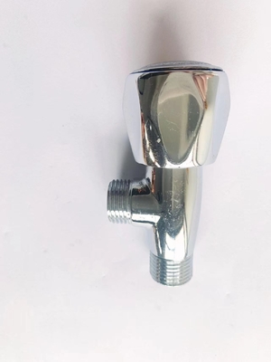 OEM Chrome a plaqué la valve d'angle en laiton fuite de valve d'angle de 3/4 pouce anti