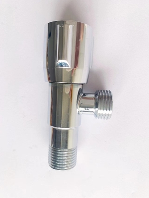 OEM Chrome a plaqué la valve d'angle en laiton fuite de valve d'angle de 3/4 pouce anti