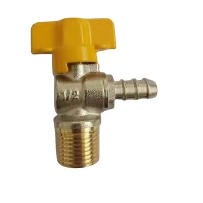 Valve d'angle en laiton de demi-pouce moyen de la température pour la poignée d'en cuivre de cuisine
