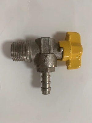 Valve d'angle en laiton de demi-pouce moyen de la température pour la poignée d'en cuivre de cuisine