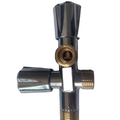 Double valve d'angle antiusure de manière de la poignée 3 pour mettre d'aplomb des industries résidentielles