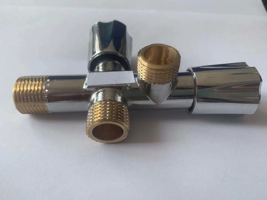 Double valve d'angle antiusure de manière de la poignée 3 pour mettre d'aplomb des industries résidentielles