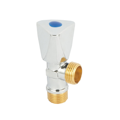 Valve d'angle en laiton de la salle de bains 1/2 pour l'eau 300000 fois sur outre de la résistance d'usage