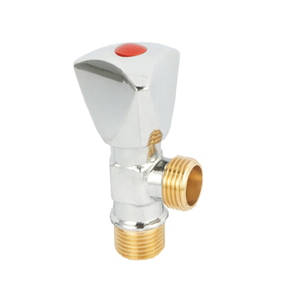 Valve d'angle en laiton de la salle de bains 1/2 pour l'eau 300000 fois sur outre de la résistance d'usage