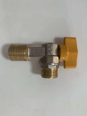 Valve d'angle de triangle de valve d'angle de tuyauterie de la sécurité DN20-NPT 1/2inch