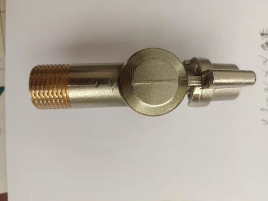 Valve d'angle de triangle de valve d'angle de tuyauterie de la sécurité DN20-NPT 1/2inch