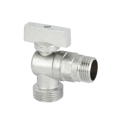 Soupapes d'arrêt d'angle de Chrome de valve d'angle de robinet de fil de TNP 3/8inch