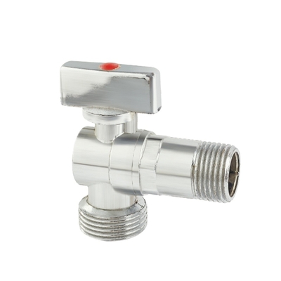 Soupapes d'arrêt d'angle de Chrome de valve d'angle de robinet de fil de TNP 3/8inch