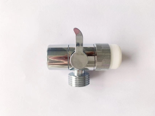Soupapes d'arrêt d'angle de Chrome de valve d'angle de robinet de fil de TNP 3/8inch