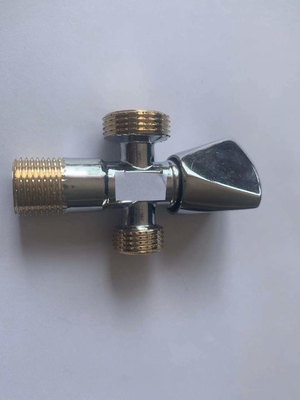 1/2Inch a passé la valve au bichromate de potasse d'angle de toilettes de soupape d'arrêt d'angle d'évier