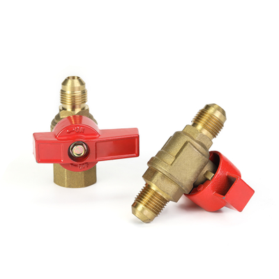 Preuve naturelle comprimée d'abrasion de valve de bouteille de gaz du clapet à gaz 1/2inch