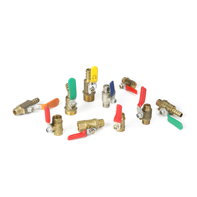 Clapet à gaz en laiton 42mm de manuel personnalisable de la taille avec la poignée en aluminium