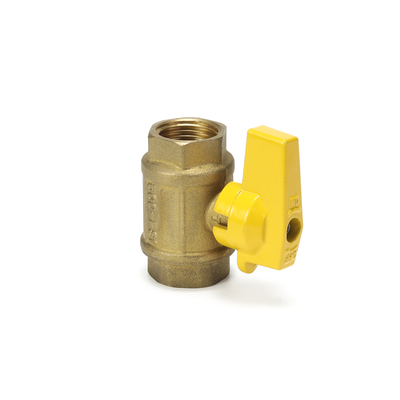 Garnitures en laiton manuelles de clapet à gaz 1/2inch pour la température normale