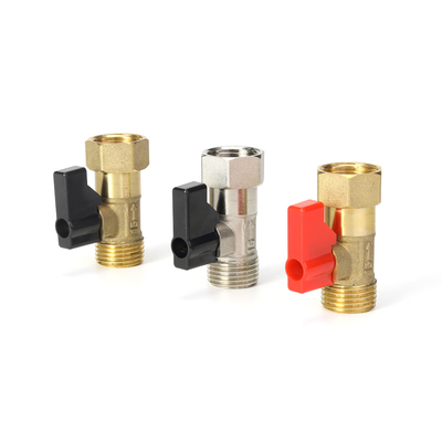 Garnitures en laiton manuelles de clapet à gaz 1/2inch pour la température normale