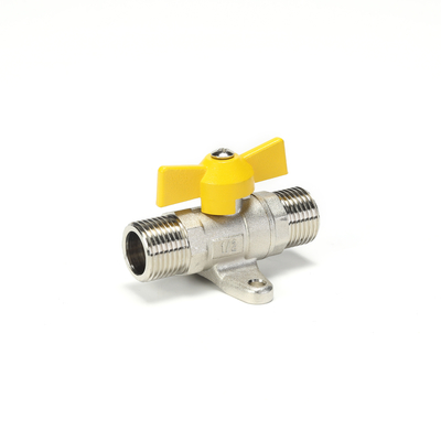 Garnitures en laiton manuelles de clapet à gaz 1/2inch pour la température normale