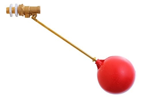 Valve à flotteurs en laiton de cuvette de l'eau de laiton de la valve à flotteurs de support de cloison étanche 3/4In