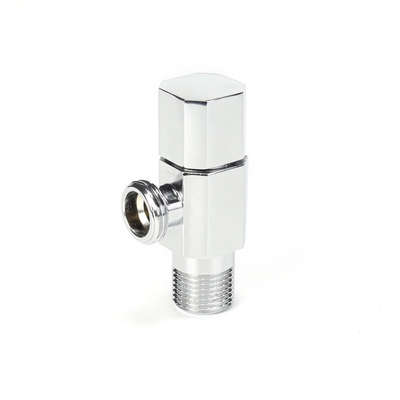 BSP adapté aux besoins du client durable a fileté la valve d'angle en laiton pour le lavabo