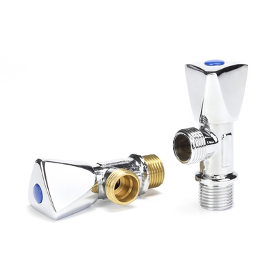 BSP adapté aux besoins du client durable a fileté la valve d'angle en laiton pour le lavabo