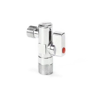 Levier de taille de 1/2 &quot; en cuivre chrome, soupape d'angle Npt