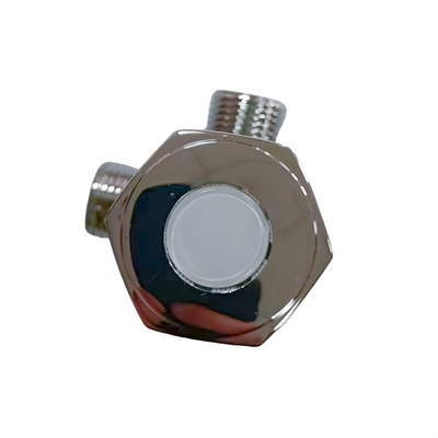 Ventilateur d'angle en laiton à deux voies à noyau rapide à poignée en plastique 1/2*3/8*3/8