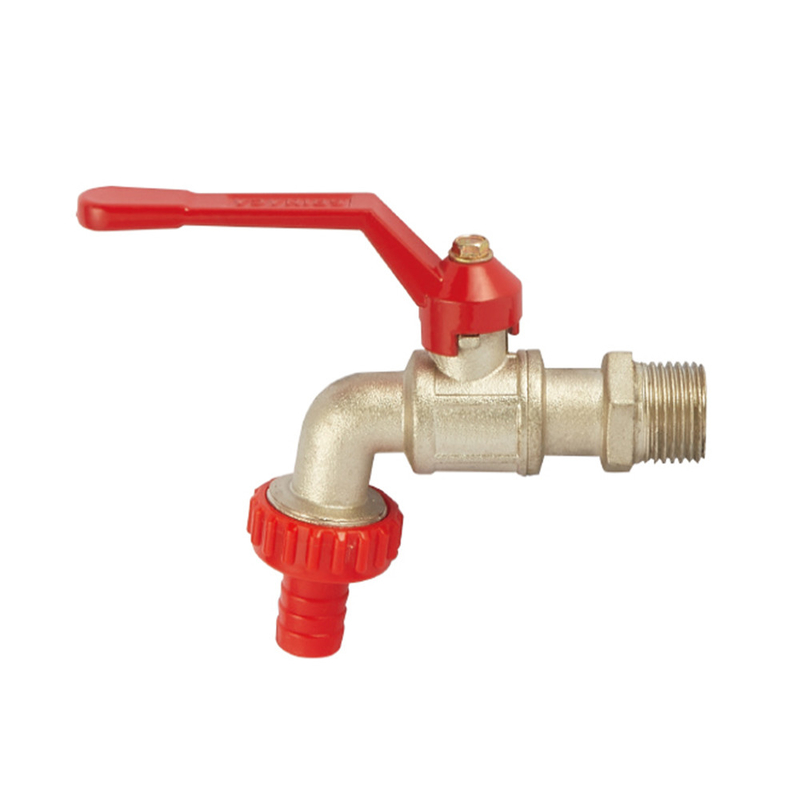 OEM 1/2 valve en laiton de Bibcock de 3/4 pouce avec la poignée en plastique 2 ans de garantie