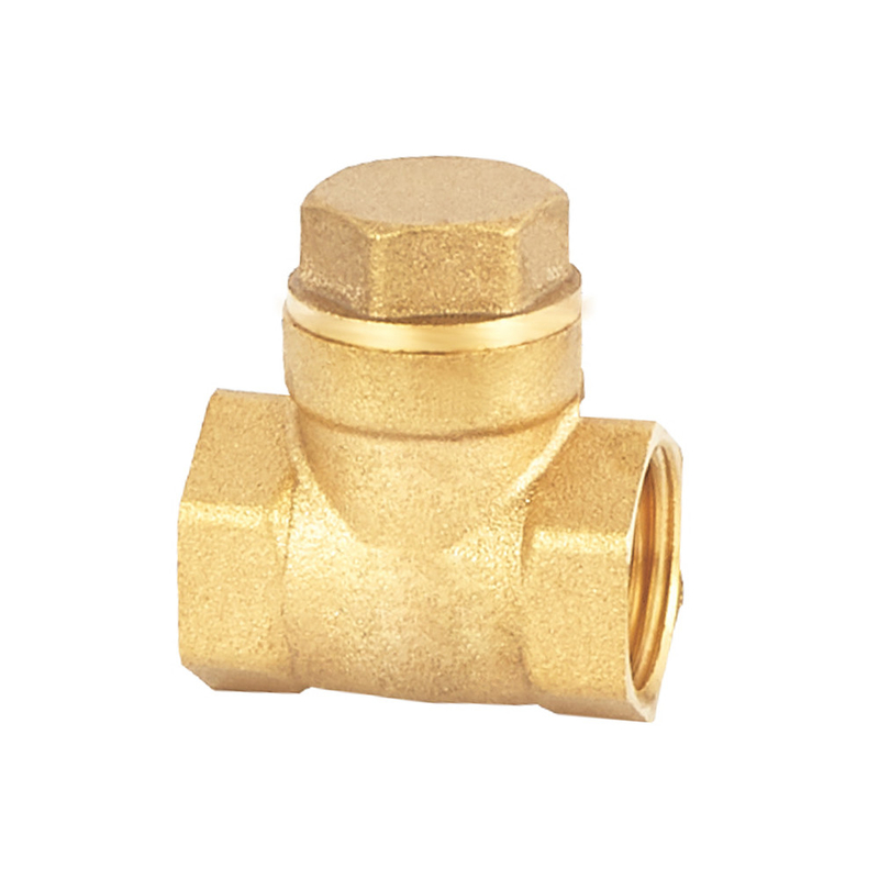 1/2 3/4 11/4 1 clapets anti-retour horizontaux en laiton de l'oscillation 1/2inch se rouillant non